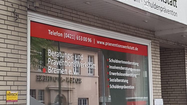 Schaufensterbeschriftung Bremen Nord