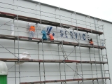 Fassadenbeschriftung in Krefeld